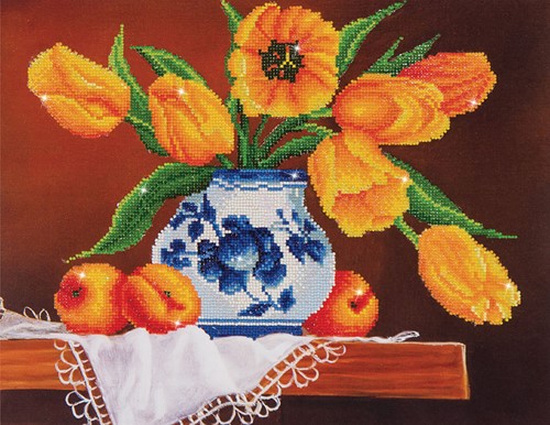Diamond Dotz - Yellow Tulips