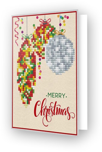Diamond Dotz - Merry Christmas Baubles Trad