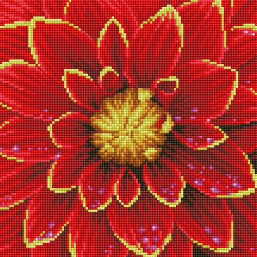 Diamond Dotz - Dahlia With Frame