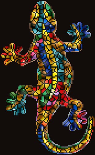 Diamond Dotz - Gekko Paua With Frame