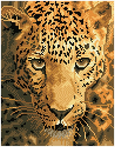 Diamond Dotz - Jaguar Prowl With Frame