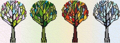 Diamond Dotz - 4 Seasons Sparkle With Frame