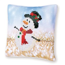 Diamond Dotz - Snowman Top Hat Pillow