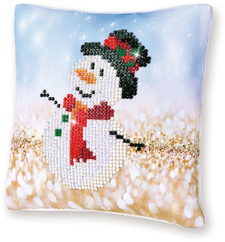 Diamond Dotz - Snowman Top Hat Pillow