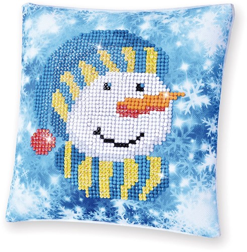 Diamond Dotz - Snowman Cap Pillow