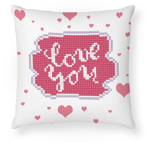 Diamond Dotz - Love You Mini Pillow