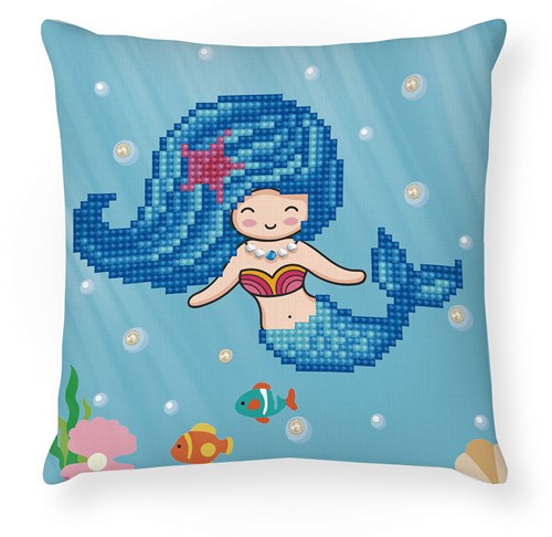 Diamond Dotz - Pearl Swimmer Mini Pillow