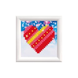 Diamond Dotz - Patchwork Heart Dd Kit With Frame
