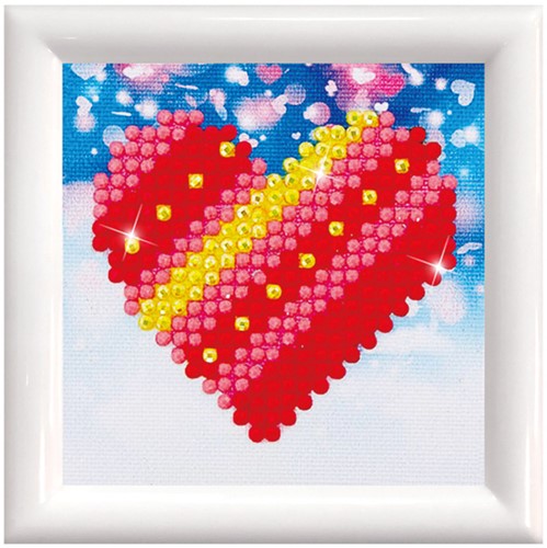 Diamond Dotz - Patchwork Heart Dd Kit With Frame