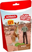 Schleich Pocket Set kangaroo tour with the ranger