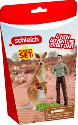 Schleich Pocket Set kangaroo tour with the ranger