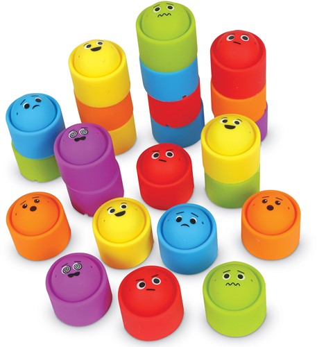 Learning Resources - Rainbow Emotions Fidget Poppers Set of 24-2