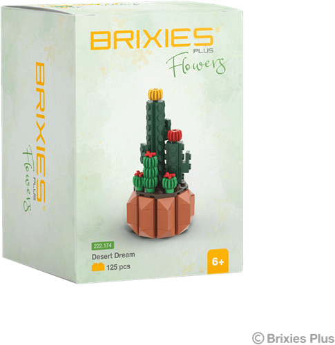 BRIXIES Plus Mini Bloem "Desert dream" - 125 st-2