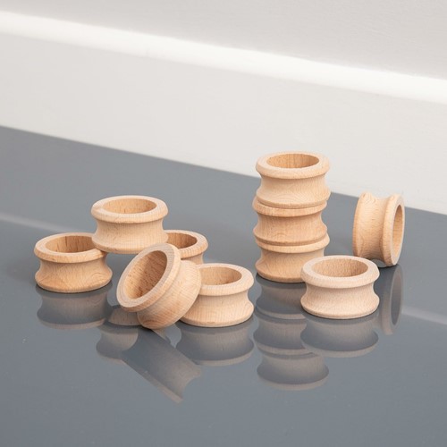 Tickit Natuurlijke Houten Servetringen-3