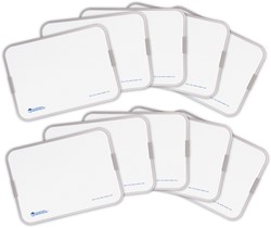 Learning Resources - Magnetic Double-Sided Dry-Erase Boards (Set of 10)