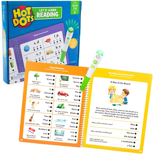 Learning Resources - Hot Dots® Let's Learn Reading 1st Grade