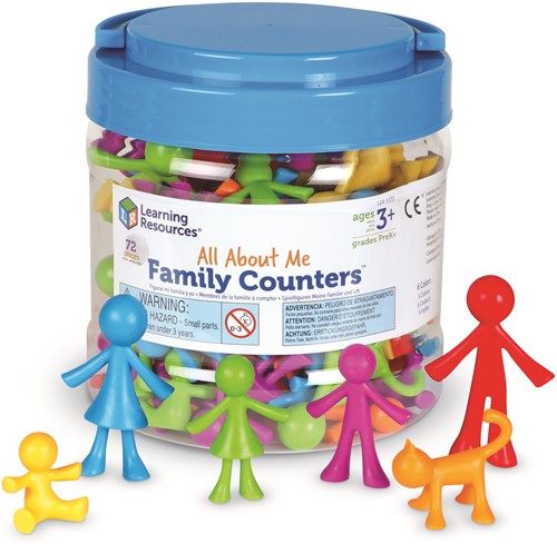 Learning Resources - All About Me Family Counters® (Set of 72)