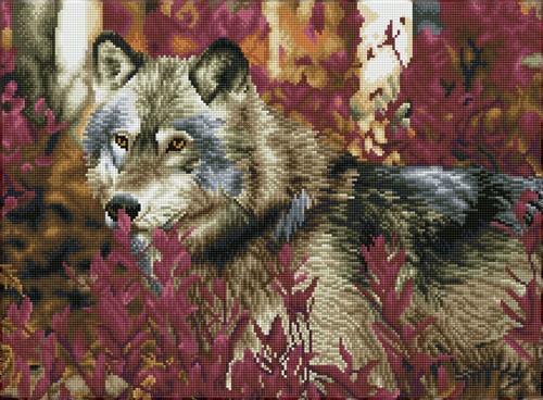 Diamond Dotz - Autumn Wolf