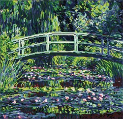 Diamond Dotz - Water Lilies And Japanese Bridge