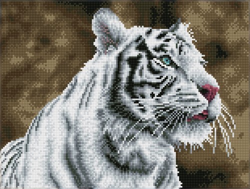 Diamond Dotz - Tiger Blanc