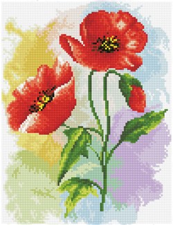 Diamond Dotz - Poppy Poster