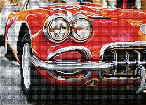Diamond Dotz - Red Sports Car