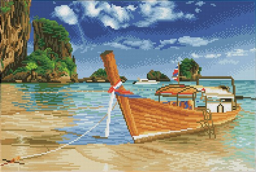 Diamond Dotz - Thai Escape - Pre-Framed Kit