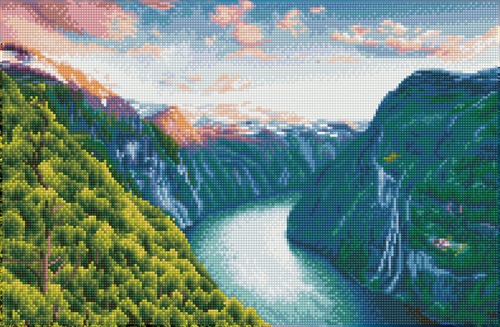 Diamond Dotz - Mighty River - Pre-Framed Kit