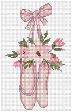 Diamond Dotz - Ballet Slippers - Pre-Framed Kit
