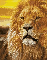 Diamond Dotz - Lord Of The Serengeti - Pre-Framed Kit