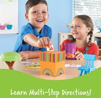 Learning Resources - Fox in the Box Positional Words Activity Set-3