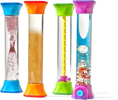 Learning Resources - Sensory Fidget Tubes, Set of 4