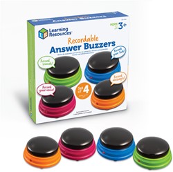 Learning Resources - Recordable Answer Buzzers (Set of 4)