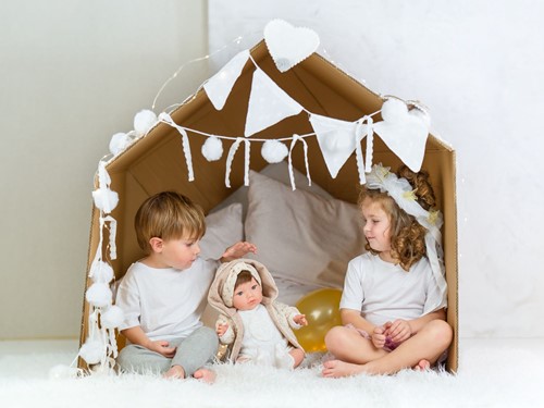 Marina Pau - Pop Newborn Alina Mousseline Estuche - 45cm-3