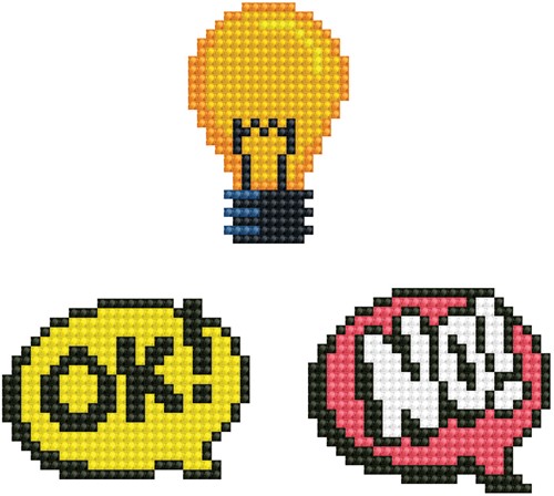 Diamond Dotz - Hmmm - Ok! - Light Globe - No!