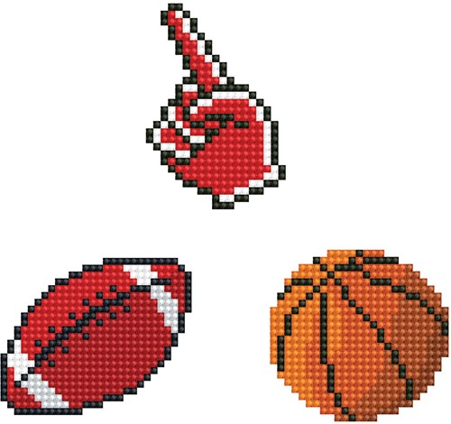 Diamond Dotz - Fan - Soccer Ball - Basket Ball - Fan Hand