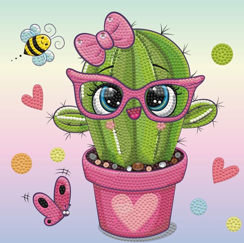 Diamond Dotz - Pretty In Pink Cactus