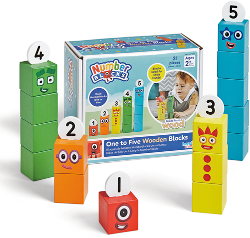 Learning Resources - Numberblocks™ One to Five Wooden Blocks