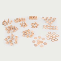 Tickit Houten Schatten Natuurlijke Set