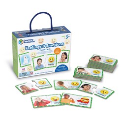Learning Resources - Feelings & Emotions Puzzle Cards