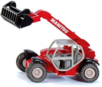 Siku Manitou Verreiker metaal/kunststof rood beweegbare arm-2
