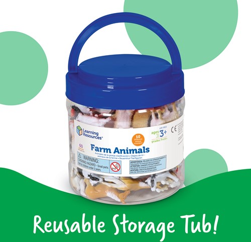 Learning Resources - Farm Animal Counters (Set of 60)-3