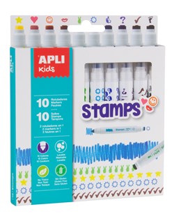 APLI - Colors & Stempels 10 stuks