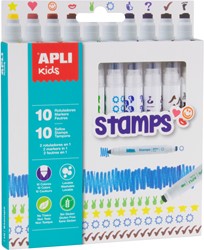 APLI - Colors & Stempels 10 stuks