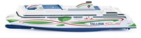 Siku Tallink Megastar veerboot 1:1000 metaal/kunststof wit/blauw/groen veelzijdig in gebruik-2