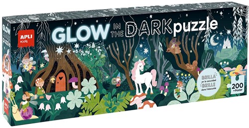 APLI - Puzzle Glow In The Dark Magisch Bos 200 stuks