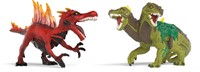 Schleich Eldradror® Creatures Fire saurian vs. Jungle lizard-2
