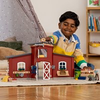 Schleich Farm World Red Barn With Animals And Accessories-2