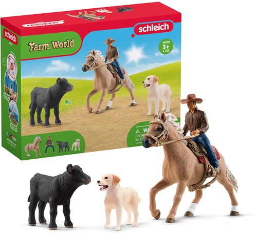 Schleich Farm World Westernrijden-2