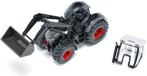 Siku Fendt 942 Vario met voorlader speelgoedtractor 1:50 metaal/kunststof zwart beweegbare shovel en voorlader achter- en voorkoppeling-2